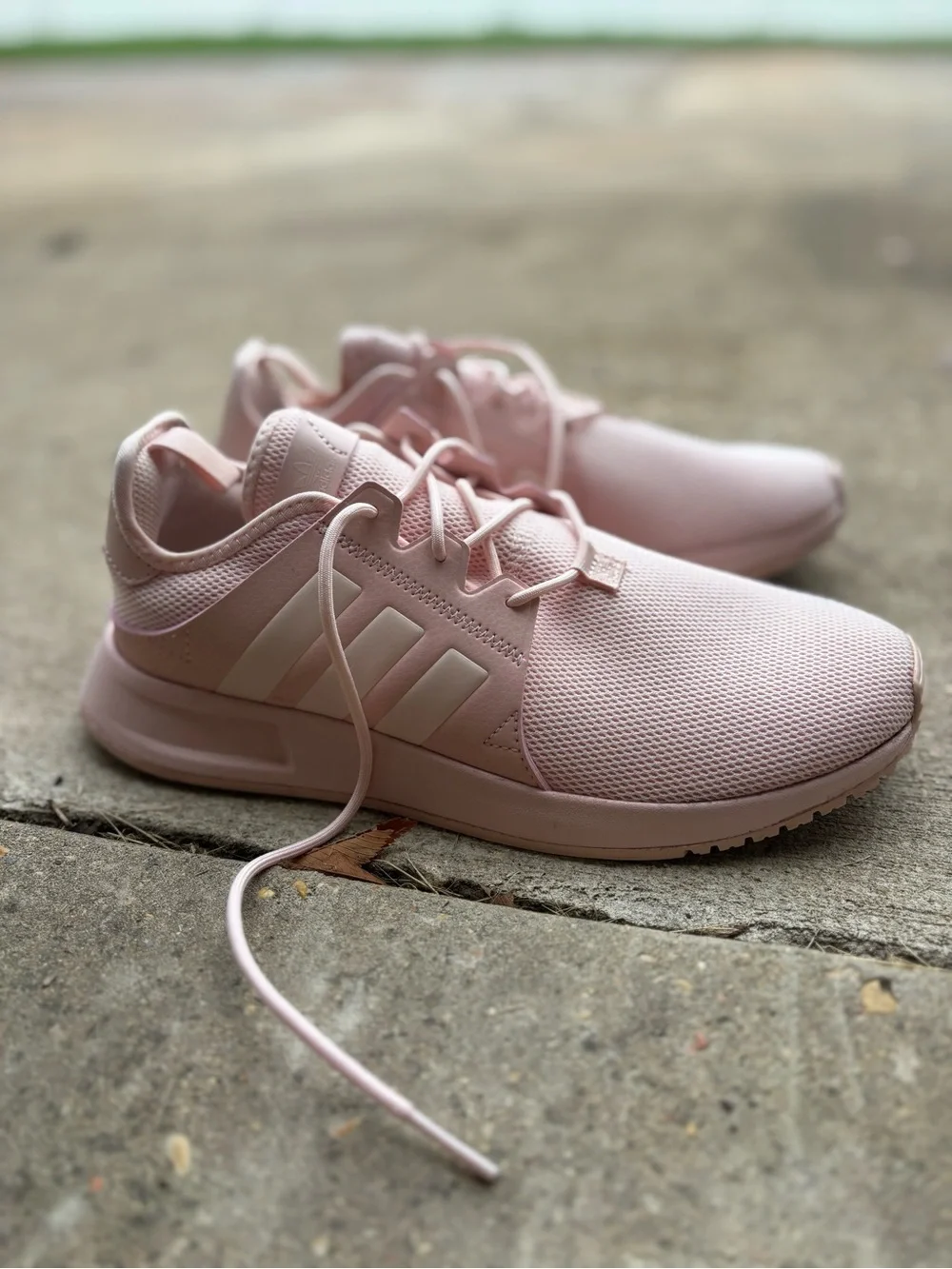 adidas Women’s Pink Mesh Athletic Sneakers
